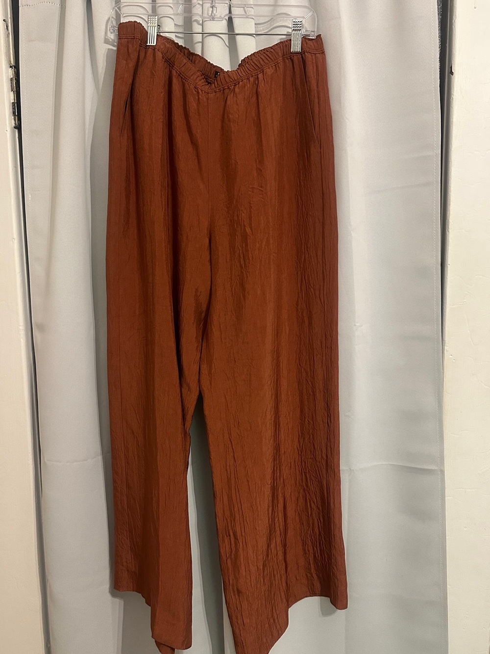 J. Crew Petite Stratus pant in textured satin